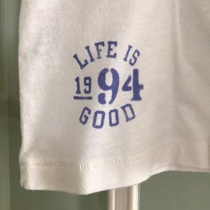 Life Is Good Tops - Life Is Good cream colored t-shirt size S Life Is Good Tops - Life Is Good cream colored t-shirt size S